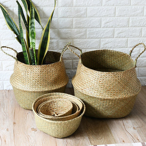 Wicker Basket - Rattan Pot Cover For Home & Garden