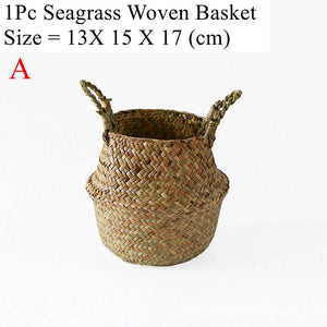 Wicker Basket - Rattan Pot Cover For Home & Garden