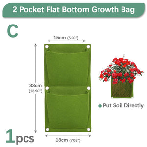 Tropical wall - Wall Mounted Grow Pouches - Aroid Wall Fabric