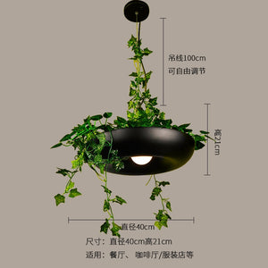 Sky Garden Pendant Lights. Plant Balcony, Hanging Lamp, Bedroom Dining Room Decor - Light Fixture